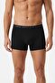 9-Piece Pack of Plain Men's Boxer Set - Cotton Lycra Flexible Underwear + Custom Made Sleep Band as a Gift - 3