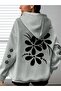 Unisex Sleeve Printed Hooded Kangaroo Pocket Comfortable Fit Regular Cut Sweatshirt