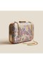 Valley Ethnic Pattern Glitter Bag Violet - 4