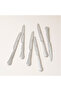 Ornea Satin Matte 6-Piece Dessert Knife Silver