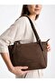 Original Women's New Season 3-Compartment Suede Leather Adjustable Cross Column Strap Shoulder Bag Size:32X27 cm Rc8028 - 3