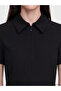 Esvab • Modern & Distinctive Belted A-Line Crepe Shirt Dress - 2