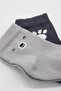 2Li Bear Combed Cotton Socks 10116 Gray - 4