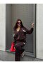 Women's Zipper - Stripe Detailed Premium 2-Piece Modal Tracksuit Set - 3