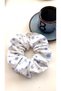 Elastic Hair Clipwomen's Polka Dot Ruffled Fabric Scrunchie Hair Clip That Doesn'T Damage Hair Elastic Hair Clip - 3