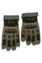 Green Color Glamorous Luxury Figured Gloves - 2