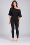 Asymmetric Collar Gathered Short Sleeve Blouse - 2