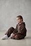 Girl's Side-Buttoned Tracksuit Set, Hooded Top and Bottom Set, Ages 5-9 - 4