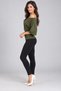 Asymmetric Collar Gathered Short Sleeve Blouse - 4