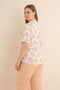 Jacket Collar Oversized Pajama Set - 2