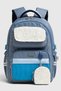 Lusso Girls' Orthopedic Middle and High School Backpack with Pen Holder, 23 Liters, Blue - 7