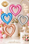 40 Inch 100 cm Heart Foil Balloon – Large Size Party and Special Occasion Decoration - 3