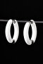 Mineli Steel Hoop Earrings