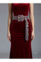 8-Row Stone Studded Mixed Color Belt