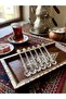 Eye-Stoned Fatma Hand 6-Piece Glass Tea Spoon Set
