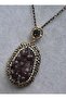 Special Design Amethyst Natural Stone Necklace - Purple - - 5