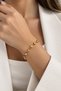 Stone Detailed Gold Bracelet