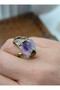 Amethyst Ring - Copper Color - - 4