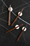 Native Chopstick Holders Birch 4-Piece Handmade Ceramic Chopstick Rest - White - 4