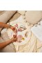 Vanilla Parachute Lace-Up Makeup Bag, Practical and Stylish Bag for Travel - 4