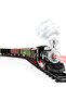 Retro Electric Steam Train Toy with Light and Sound, with 6 Carriages Gift for Children, Ages 3-8 - 2