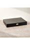 Black Faux Leather Mahjong Game Set - 2