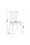 Plastic Chair Luxury White - 3