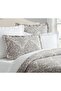 Jacquard Linen Medallion Sham Collection Pillowcase - 2