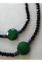 Special Design Jade Natural Stone Necklace - Black -