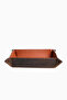 Helsinki Valet Tray Oil Pull-Up Leather Desk Organizer - Brown - 3