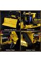 Cat D11 Remote Control Bulldozer Construction Set, 1508 Pieces, Motorized Engineering Vehicle Model - 2