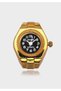 Gold Black Mini Watch Ring, Finger Watch, Tiny Ring Watch, Gold - Gold Color Square Mini Watch Ring - 3