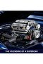 Technic V8 Engine Model, 535 Parts, Transparent Functional Building Blocks Kit - 4