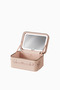 Mini Nude Luxury Illuminated Travel Makeup Bag - 3