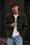 Men's Seasonal Khaki Cashmere Jacket Ls-56165
