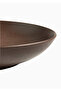 Craft Espresso Ceramic Low Bowl, 46 oz Capacity Luxury Hand Glazed Tableware Design - Brown - 2