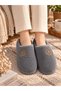 Winter House Slippers Men's Slippers Plush Warm Soft Velvet Corduroy Indoor Slippers - 2