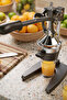 Manual Stainless Steel Fruit Juicer for Orange and Grapefruit - Black - Silver - 3