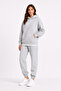 Women's Oversize Hooded Tracksuit Set Jogger Bottom Top Comfortable Fit Daily Basic Set - 7