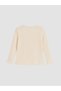 Lcw Baby Beige Crew Neck Ruffle Baby Girl Dress - 8