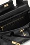 Yara Minimalist Black Leather Shoulder Bag - 5