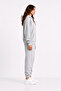 Women's Oversize Hooded Tracksuit Set Jogger Bottom Top Comfortable Fit Daily Basic Set - 4