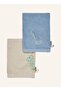 Dino Rexi 2-Pack Washcloths, 100% Cotton, Fancy Appliqué
