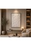 لوحة فنية بإطار أسود مقاس 120 × 80 سم - 2