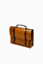 Bristol Satchel Leather Briefcase and Laptop Bag - Brown - 3