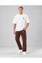 Men's Two Thread 2 Piece Set Oversize Crew Neck T-Shirt and Relaxed Fit Pants - 5