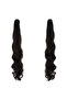Buckle-Attached Wide Daal Extra Long Ponytail / Natural Dark Brown