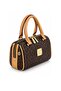 Speedy Design Hologram Printed Charm Detailed Women's Hand and Shoulder Bag Brown - 2