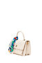 Women's Cream Quilted Crossbody Bag with Accessories Ab24000953 - 5