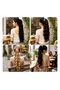 Buckle-Strapped Layered Cut Ponytail / Black - 5